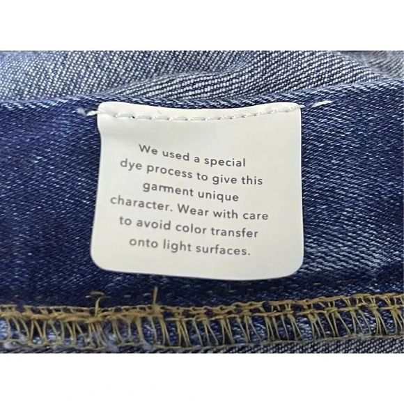 DL1961 Mara Straight Jeans 27 Ankle Mid Rise Blue Raw Hem Stretch Instasculpt - Picture 11 of 11